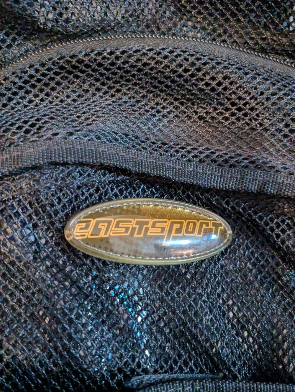 Eastsport -Black Men's Mesh Sling Backpack